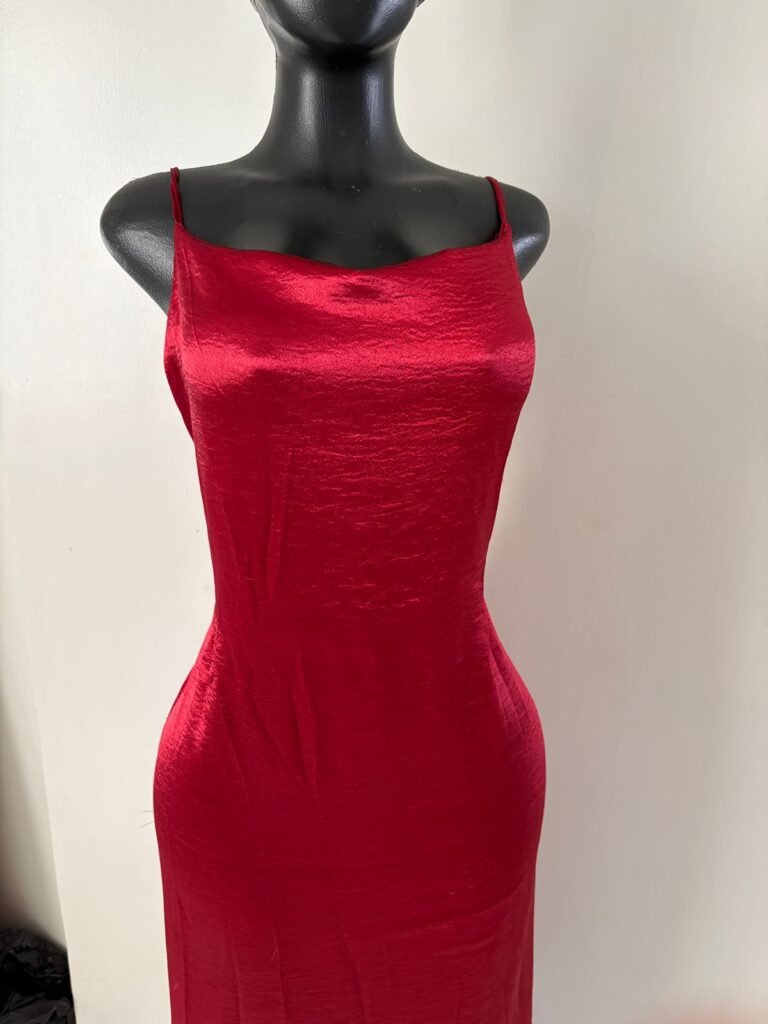 Strap Leaky Back Sexy Dress Nightclub Style Evening Dress